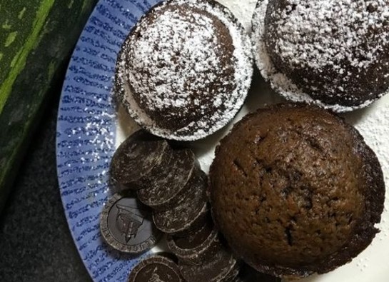 Muffins de zapallito italiano y chocolate | MyCook Chile